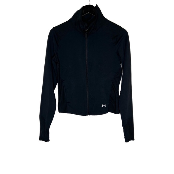 Under Armour Jacket Fitted Running Long Sleeve Black - Picture 1 of 6